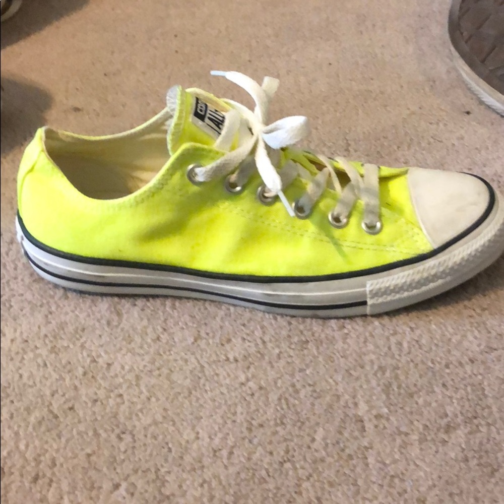 Neon Yellow Chuck Taylors